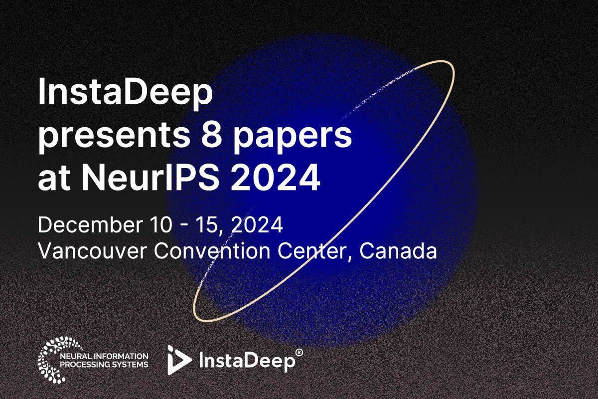 InstaDeep presents 8 papers at NeurIPS 2024